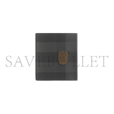 BURBERRY CHECK FOLDING CARD CASE 80732761 (10.5*9cm)